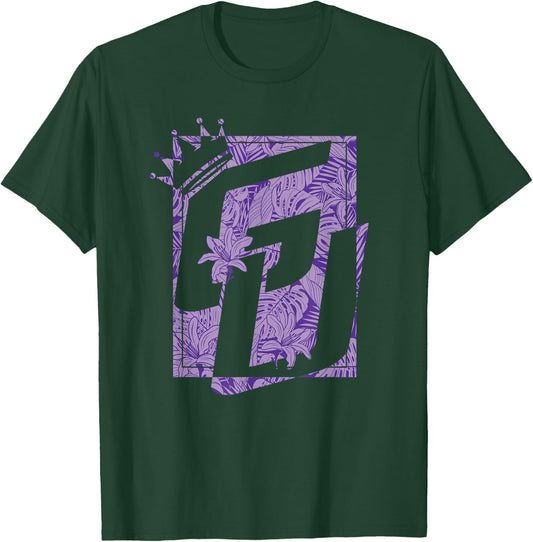 GU Purple Floral - 671 Guam T-Shirt - T-Shirt | Forest