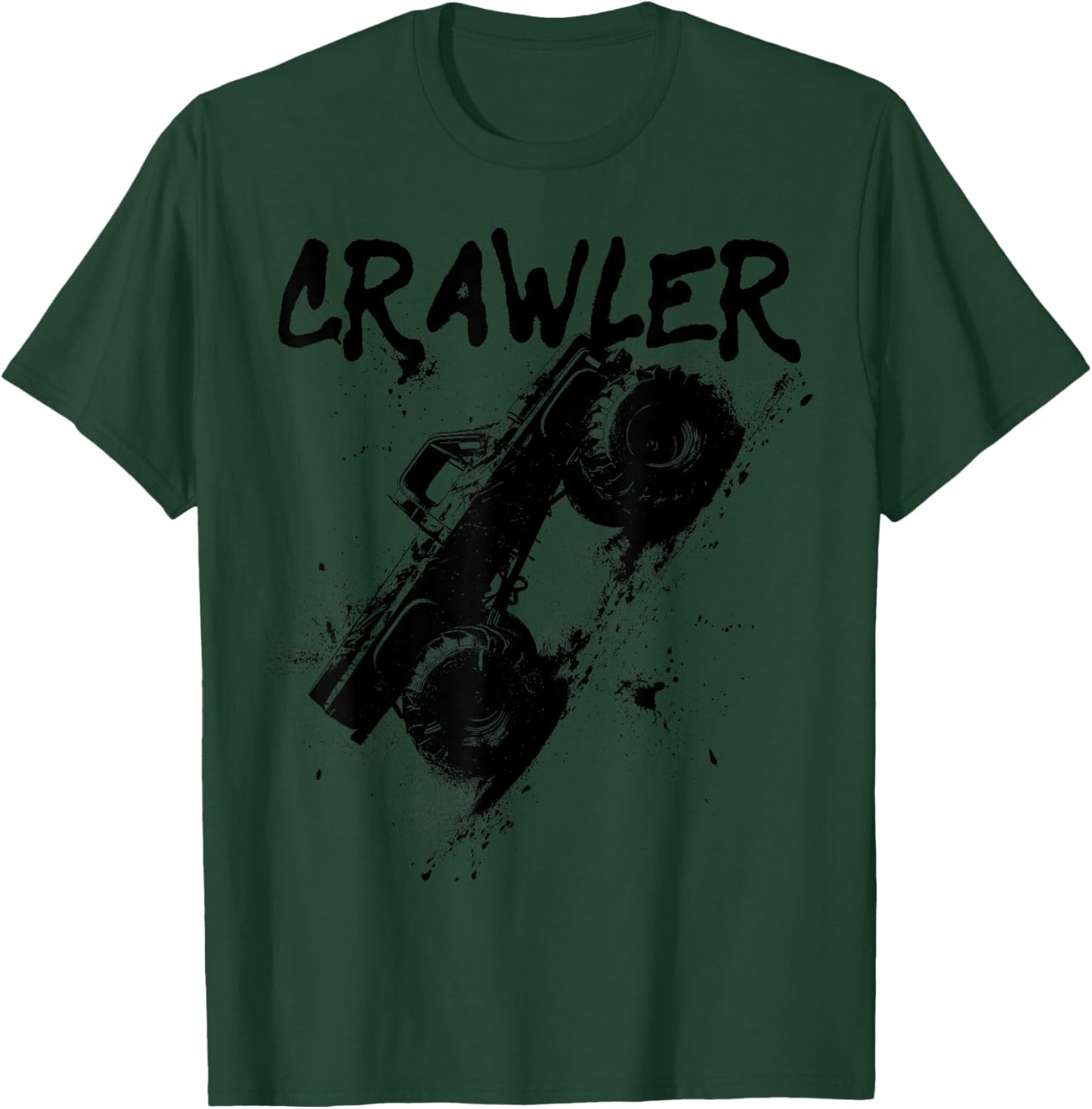 Crawler Rc Car Rock Scaler Scale Rc Offroad Truck Clawling T-Shirt - T-Shirt | Forest