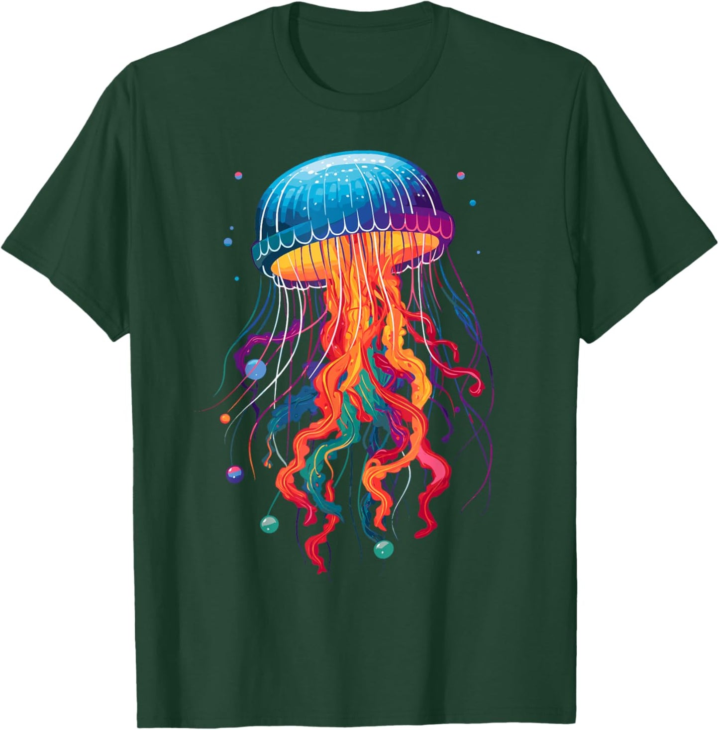 Jellyfish Ocean Animal Scuba Diving Jelly Fish T-Shirt - T-Shirt | Forest