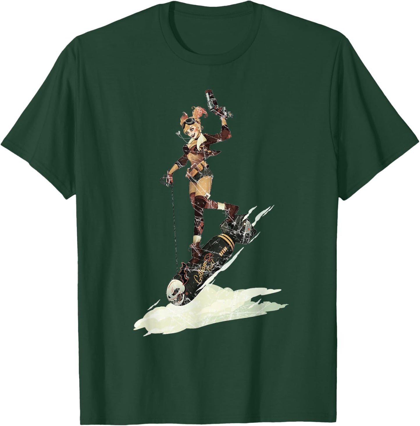 DC Comics Bombshells Harley Quinn Character Bomb T-Shirt - T-Shirt | Forest