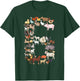 Fun 6th Birthday Farm Animals Theme Boy Kids 6 Year Old Bday T-Shirt - T-Shirt | Forest