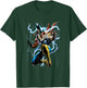 Marvel Comics Retro Classic Thunder & Lightning Mighty Thor T-Shirt - T-Shirt | Forest