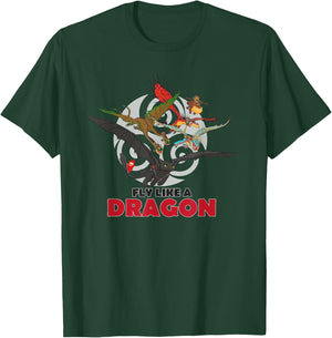 How to Train Your Dragon 3 Fly Like a Dragon T-Shirt - T-Shirt | Forest