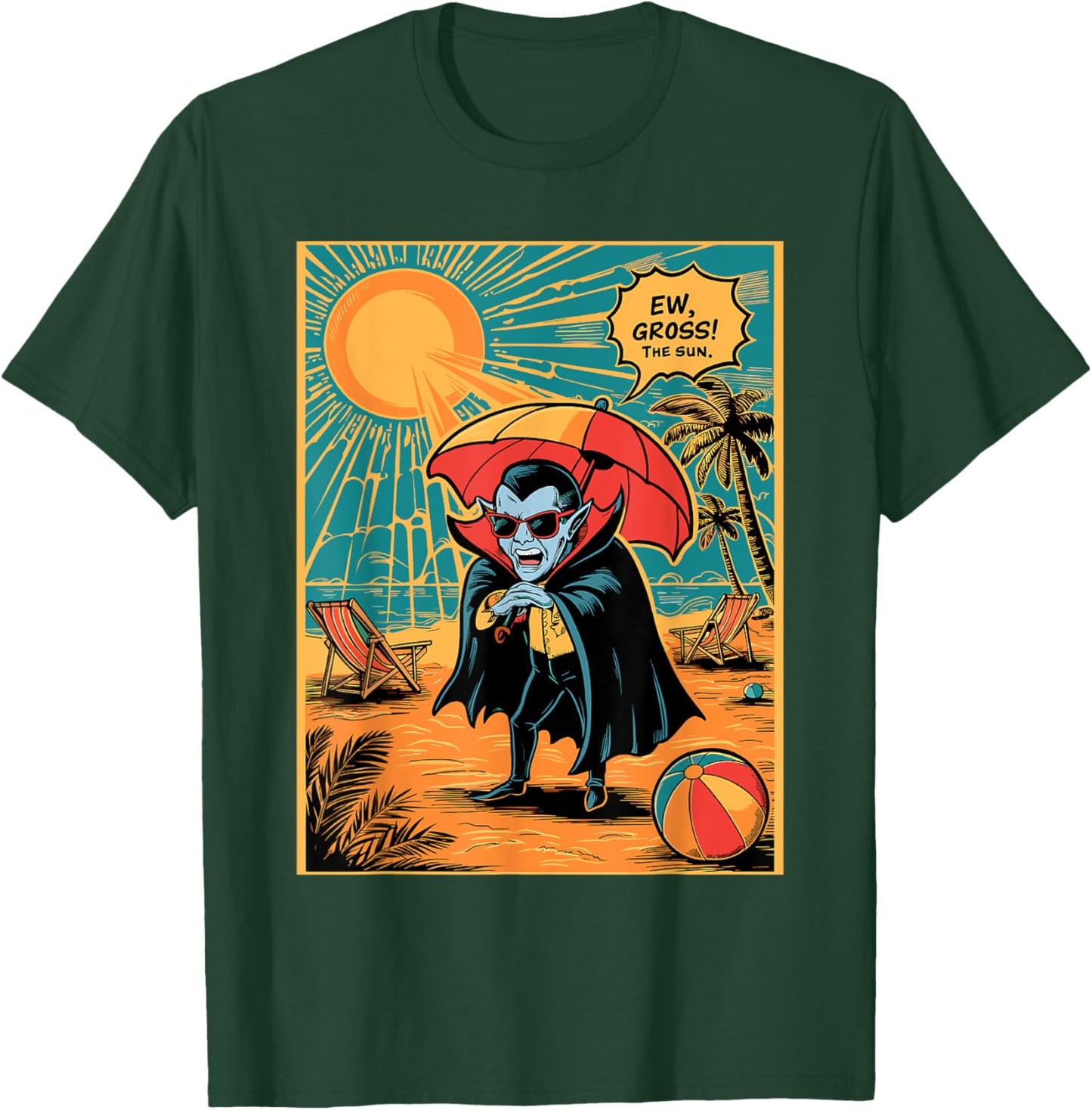 Ew Gross The Sun Gothic T-Shirt - T-Shirt | Forest