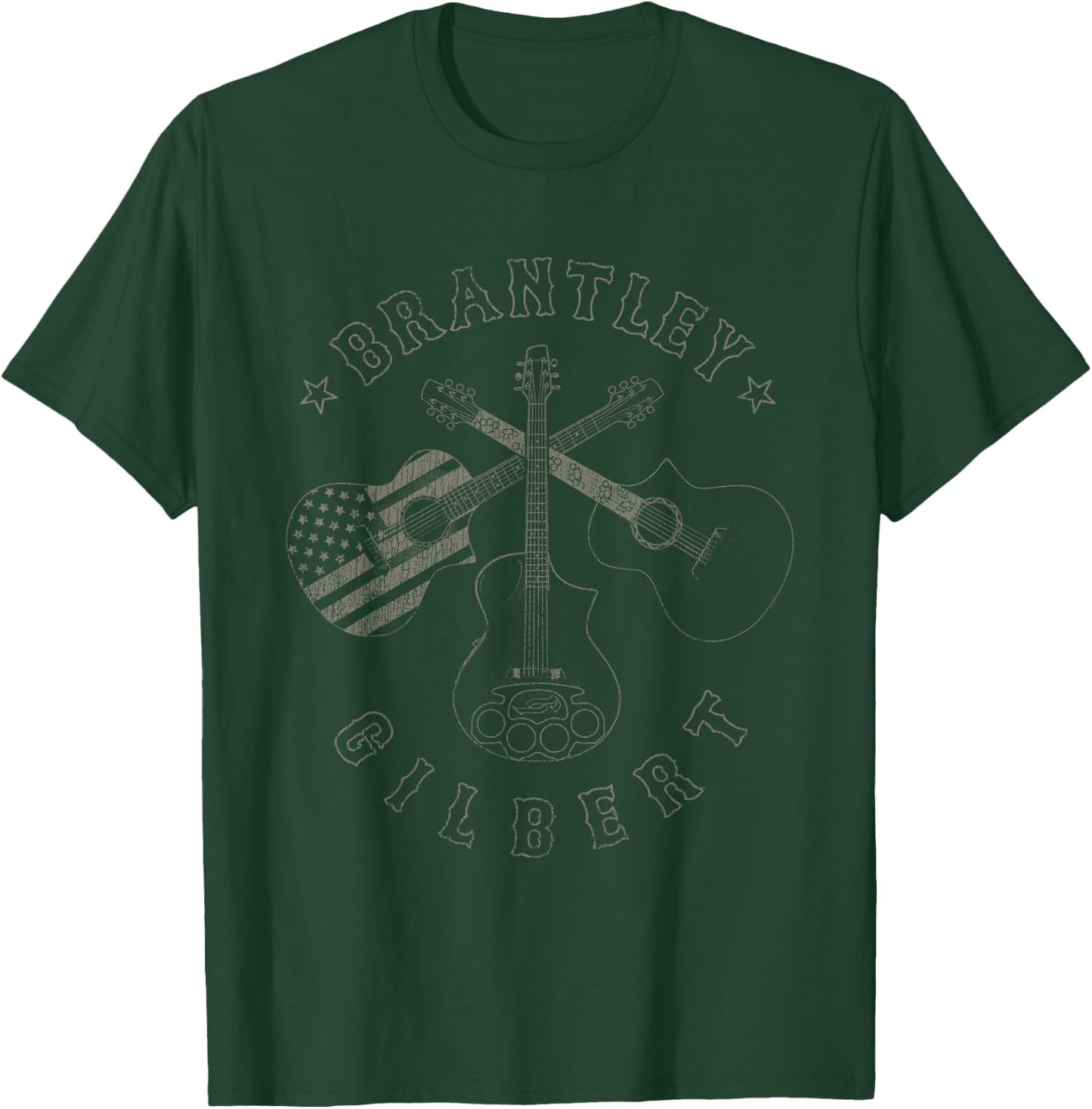 Brantley Gilbert - Guitar T-Shirt - T-Shirt | Forest