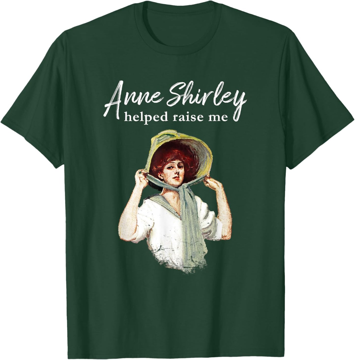 L. M. Montgomery Anne Shirley Helped Raise Me Green Gables T-Shirt - T-Shirt | Forest