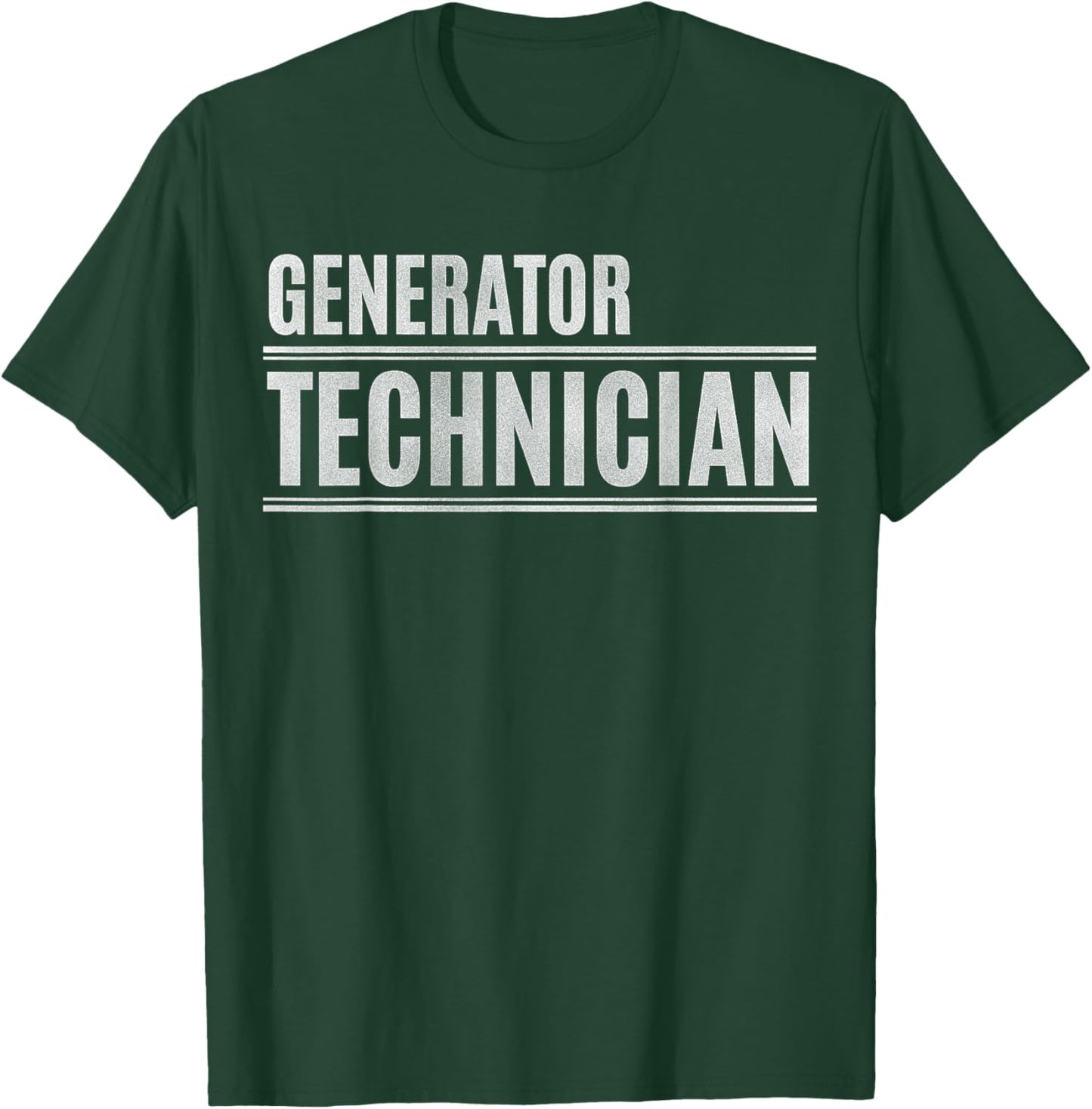 Generator Technician Funny Mechanic Mechanical Service T-Shirt - T-Shirt | Forest