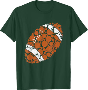 American Football Design boys polka dot shirt boy T-Shirt - T-Shirt | Forest