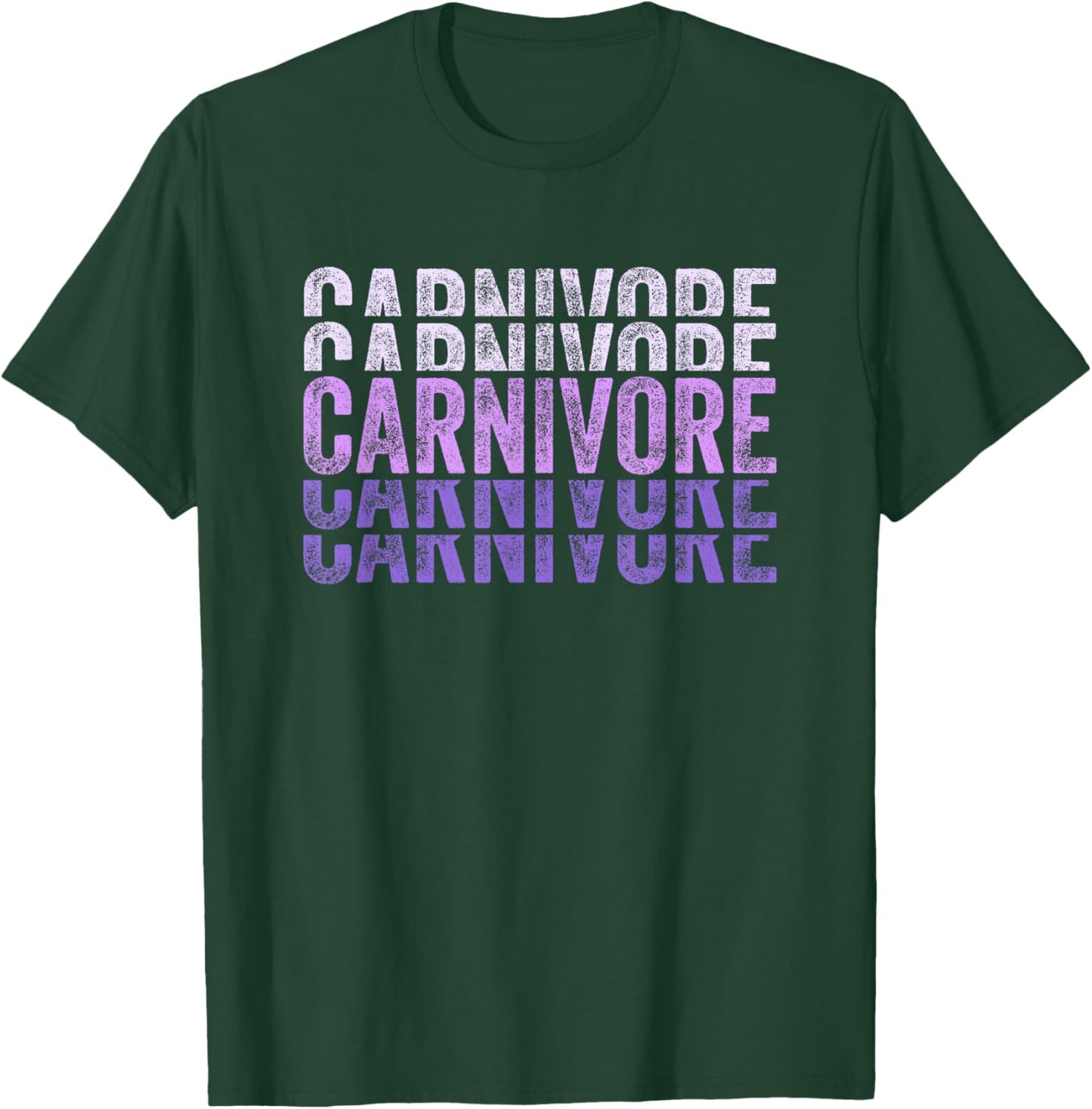 Vintage Carnivore Diet Purple Meat Eater T-Shirt - T-Shirt | Forest