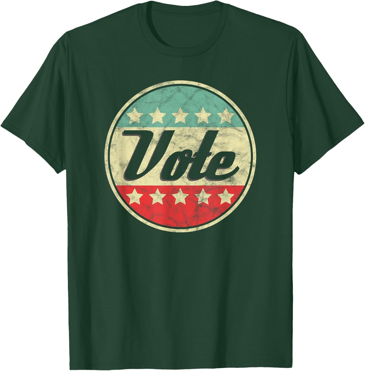 Vote 2024 Midterm Election Gift Voter Rights Graphic T-Shirt - T-Shirt | Forest