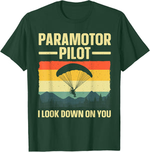 Funny Paramotor Art Women Paraglider Paramotor Lover T-Shirt - T-Shirt | Forest