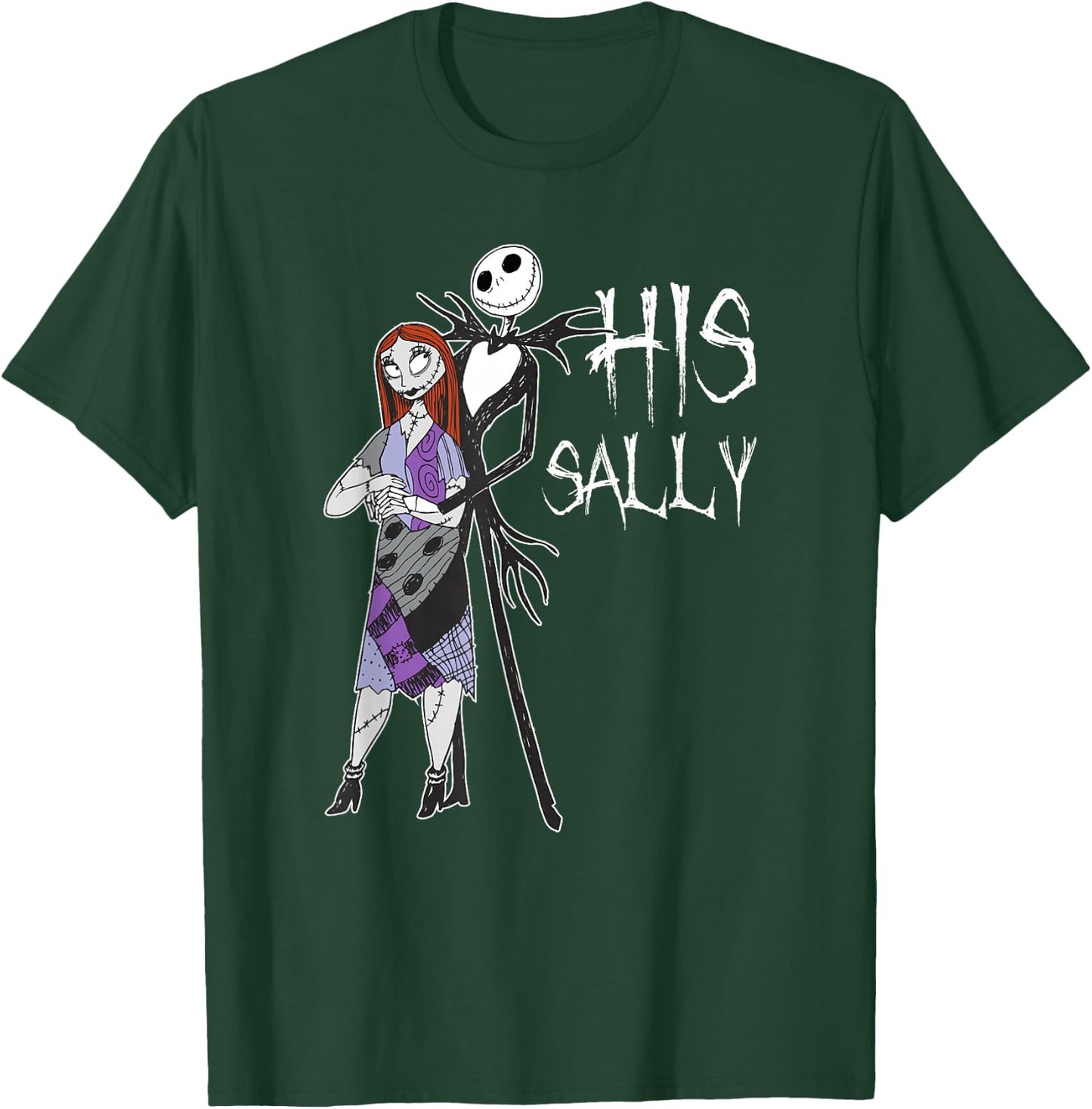 Disney The Nightmare Before Christmas His Sally T-Shirt - T-Shirt | Forest
