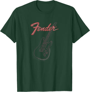 Fender Stencil Fender T-Shirt - T-Shirt | Forest