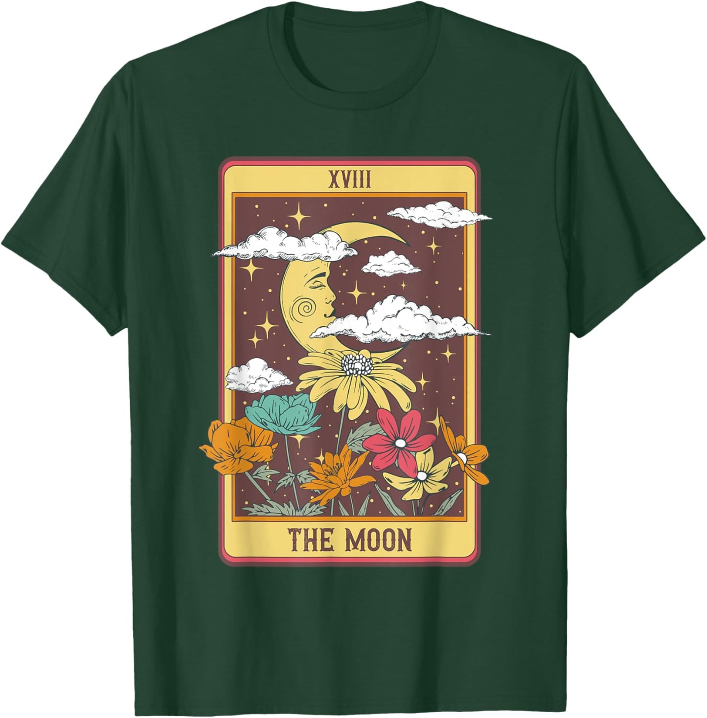 The Moon Tarot Card T-Shirt - T-Shirt | Forest