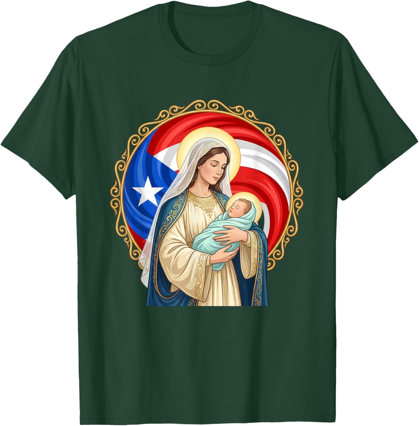 Virgen de La Providencia. Patrona de Puerto Rico T-Shirt - T-Shirt | Forest