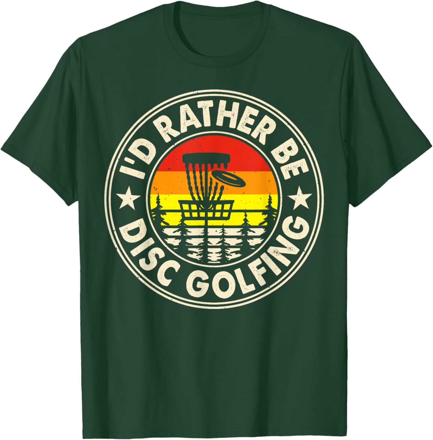 Disc Golf Shirt Disc Golf Apparel Disc Golf Accessories T-Shirt - T-Shirt | Forest