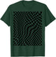 Aesthetic Black Checkered T-Shirt - T-Shirt | Forest