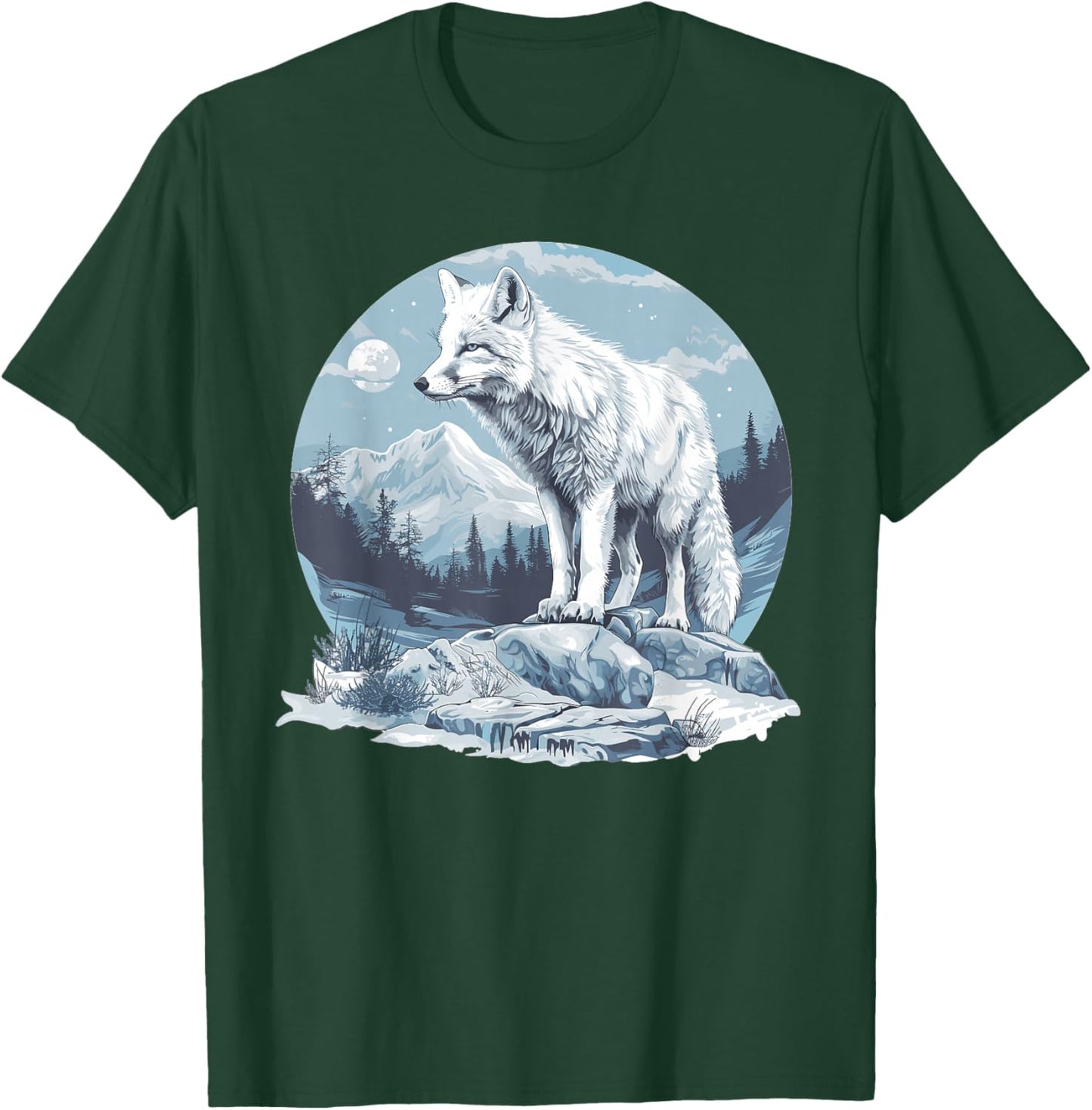 Arctic Foxes Lovers Arctic Fox T-Shirt - T-Shirt | Forest