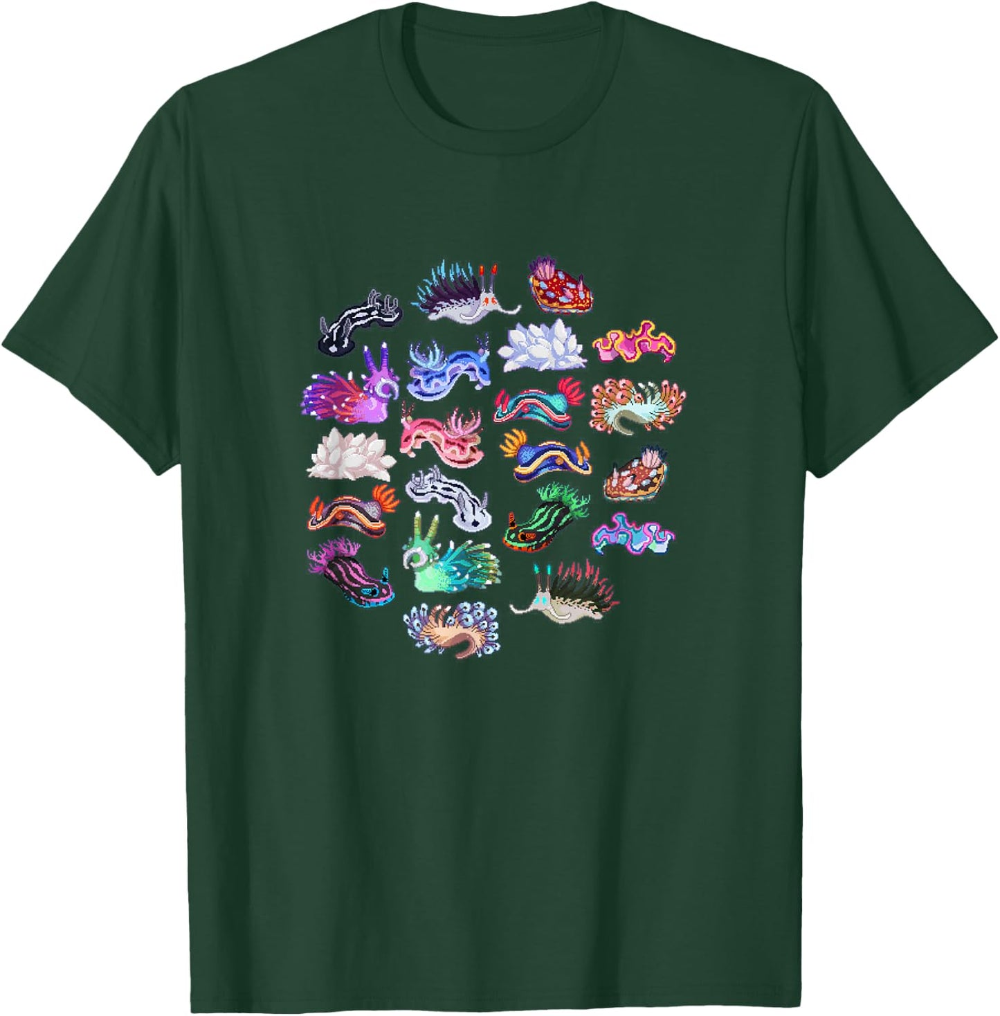 Nudibranch Scuba Diving Shirt T-Shirt - T-Shirt | Forest