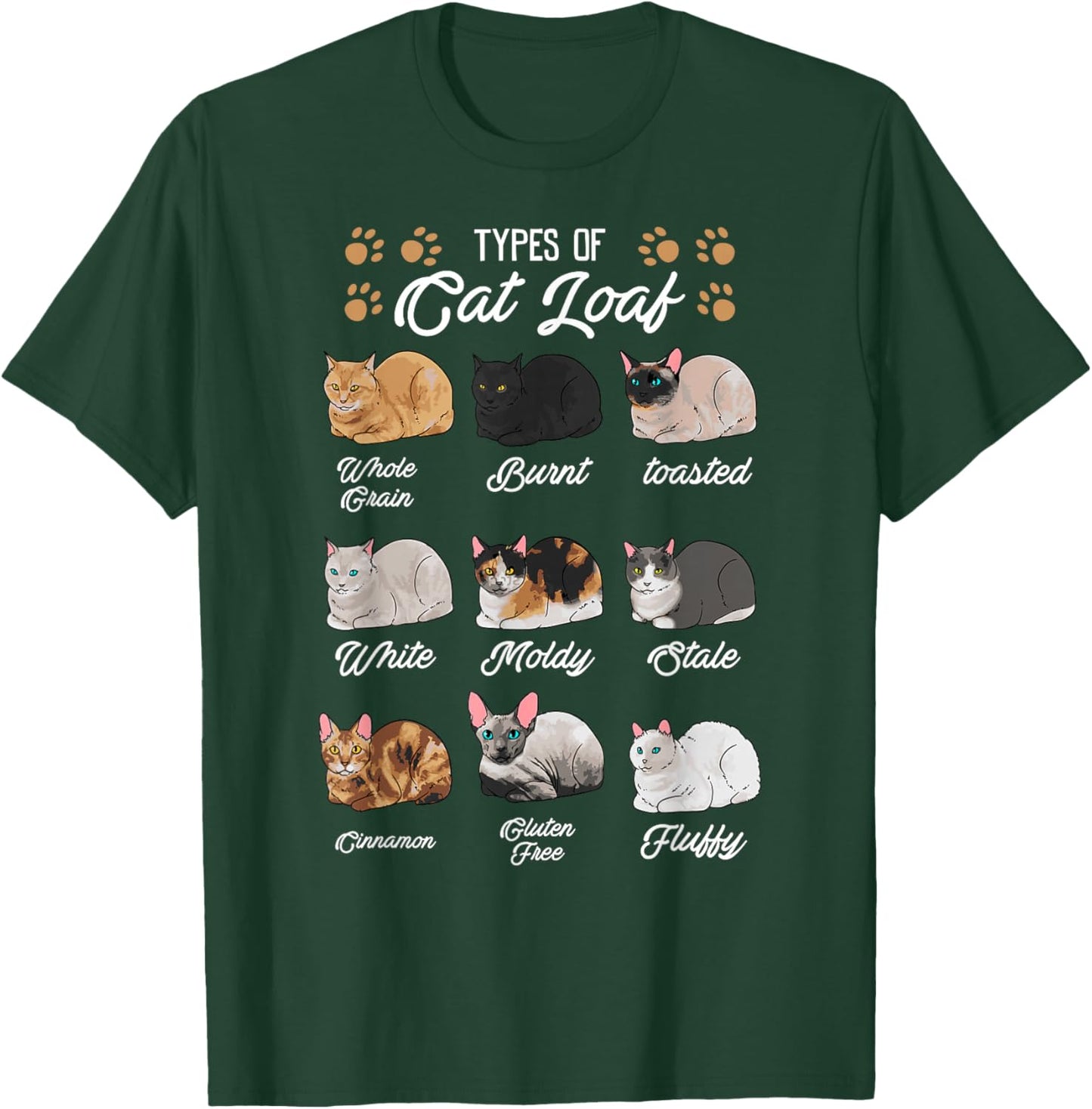 Cat Lover's Kitty Kitten Loaf Shirt - Classic Fit Black T-Shirt - T-Shirt | Forest