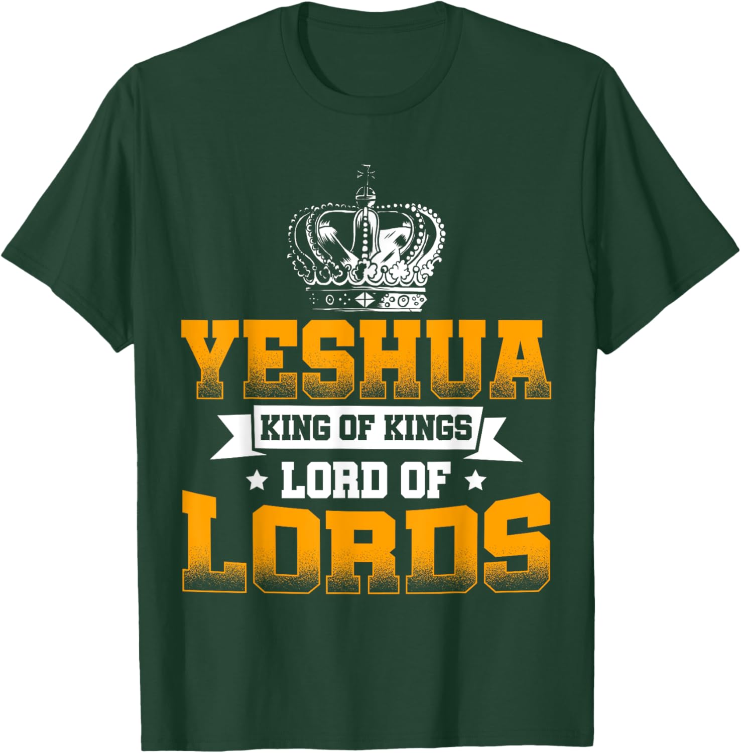Yeshua King Lord Jesus Hebrew Christians Religious T-Shirt - T-Shirt | Forest