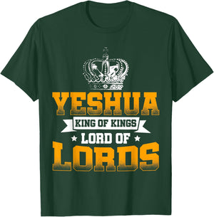 Yeshua King Lord Jesus Hebrew Christians Religious T-Shirt - T-Shirt | Forest