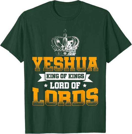 Yeshua King Lord Jesus Hebrew Christians Religious T-Shirt - T-Shirt | Forest
