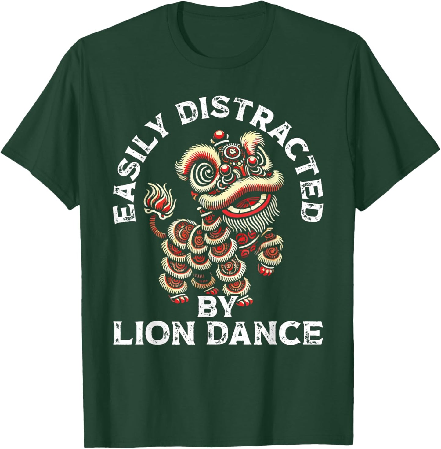 Lion Dance Lunar New Year Chinese New Year Lion Dance T-Shirt - T-Shirt | Forest