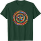 Marvel Comics Classic Captain America Rainbow Paint Shield T-Shirt - T-Shirt | Forest