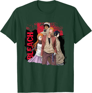 Bleach Ichigo Hood and Characters Streetwear Anime T-Shirt - T-Shirt | Forest