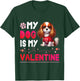 My CAVALIER KING CHARLES SPANIEL Dog Is My Valentine Day Men Women Kids T-Shirt - T-Shirt | Forest