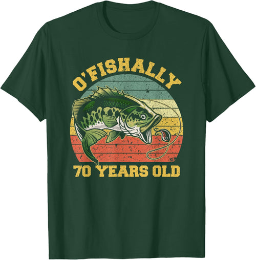 O'Fishally 70 Years Old Fishing Birthday Theme Party 70th