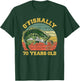 O'Fishally 70 Years Old Fishing Birthday Theme Party 70th T-Shirt - T-Shirt | Forest