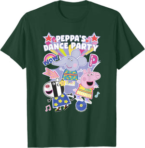 Peppa Wutz Peppa's Dance Party AMAZON EXCLUSIVE T-Shirt - T-Shirt | Forest