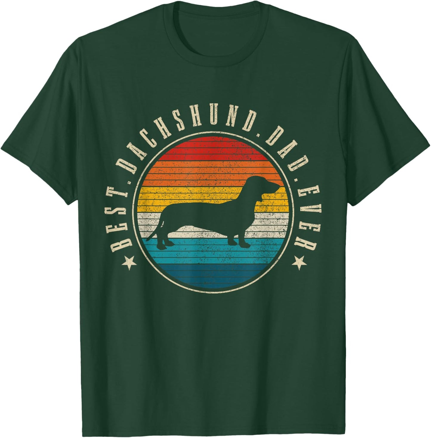 Dachshund Dog Vintage Funny Dog T-Shirt - T-Shirt | Forest