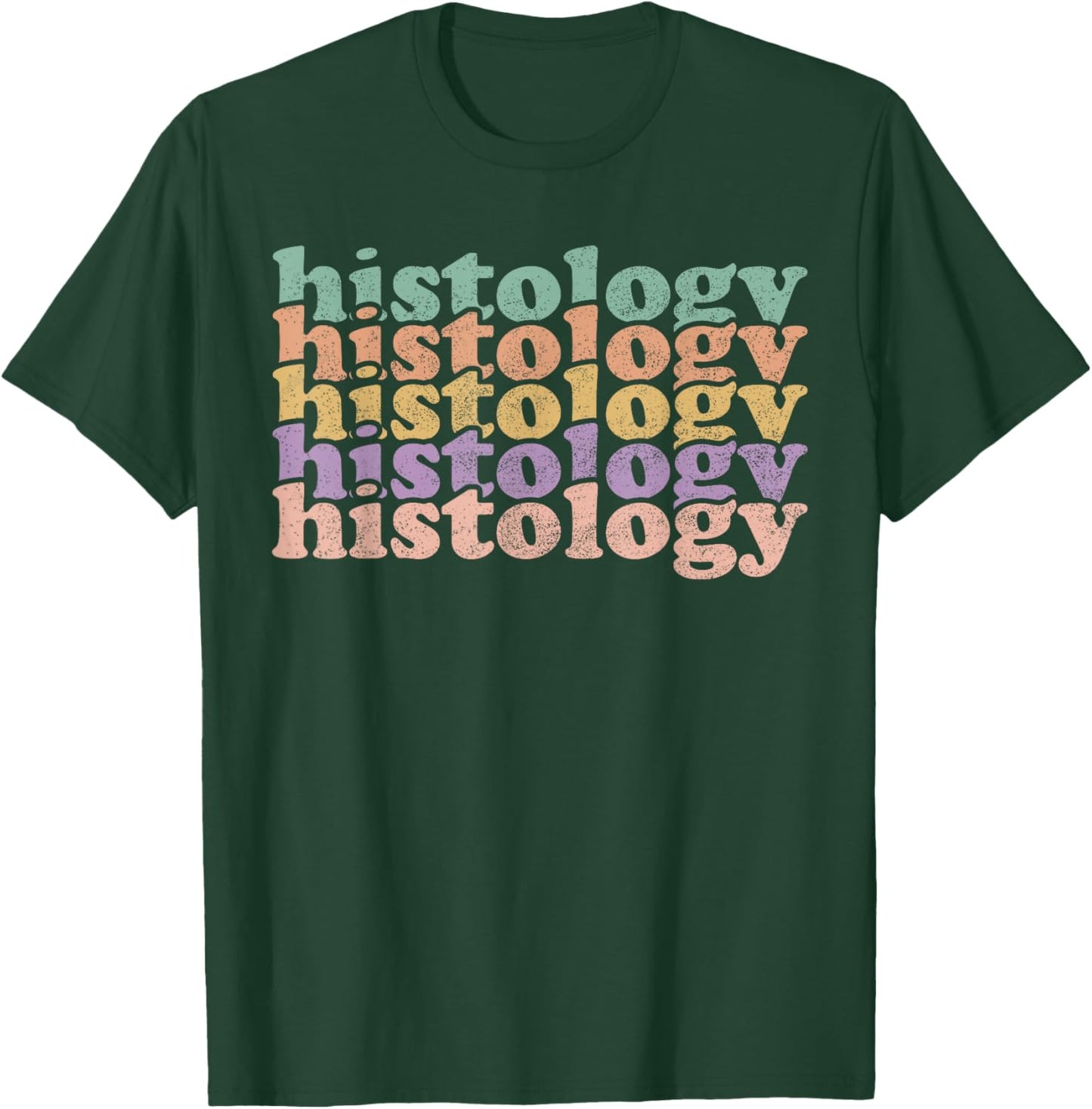 Histology Retro for Histologist Histotechnician Histotechnol T-Shirt - T-Shirt | Forest