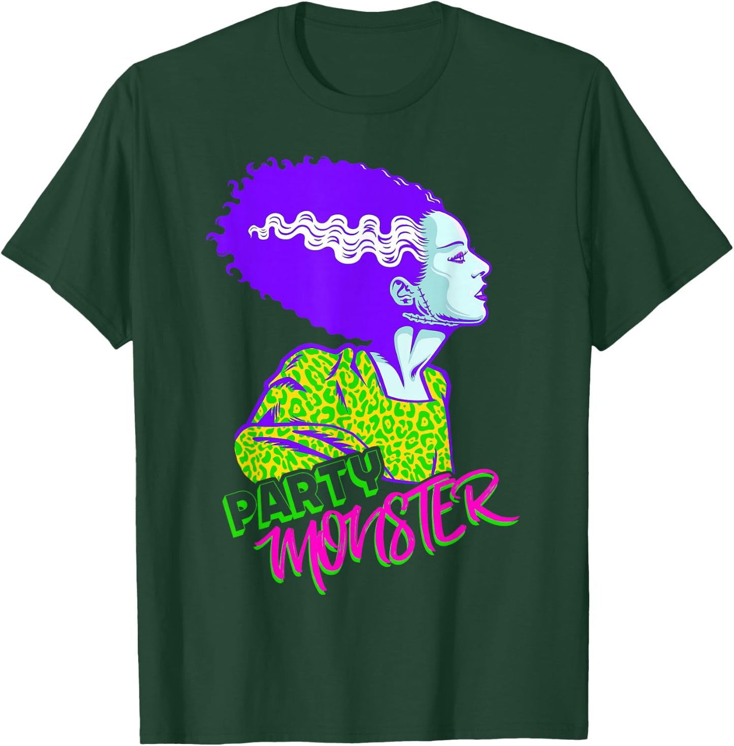Universal Monsters Bride Of Frankenstein Party Monster T-Shirt - T-Shirt | Forest