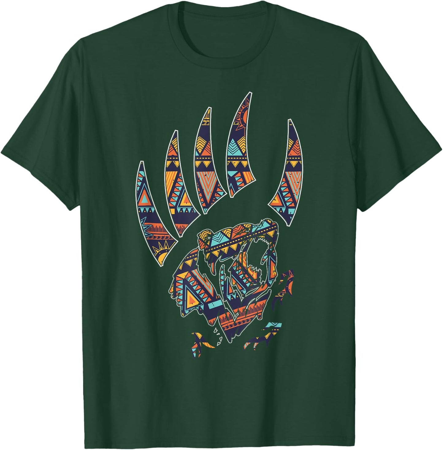 Bear Claw Shirt, Native American Bear Claw T-Shirt - T-Shirt | Forest