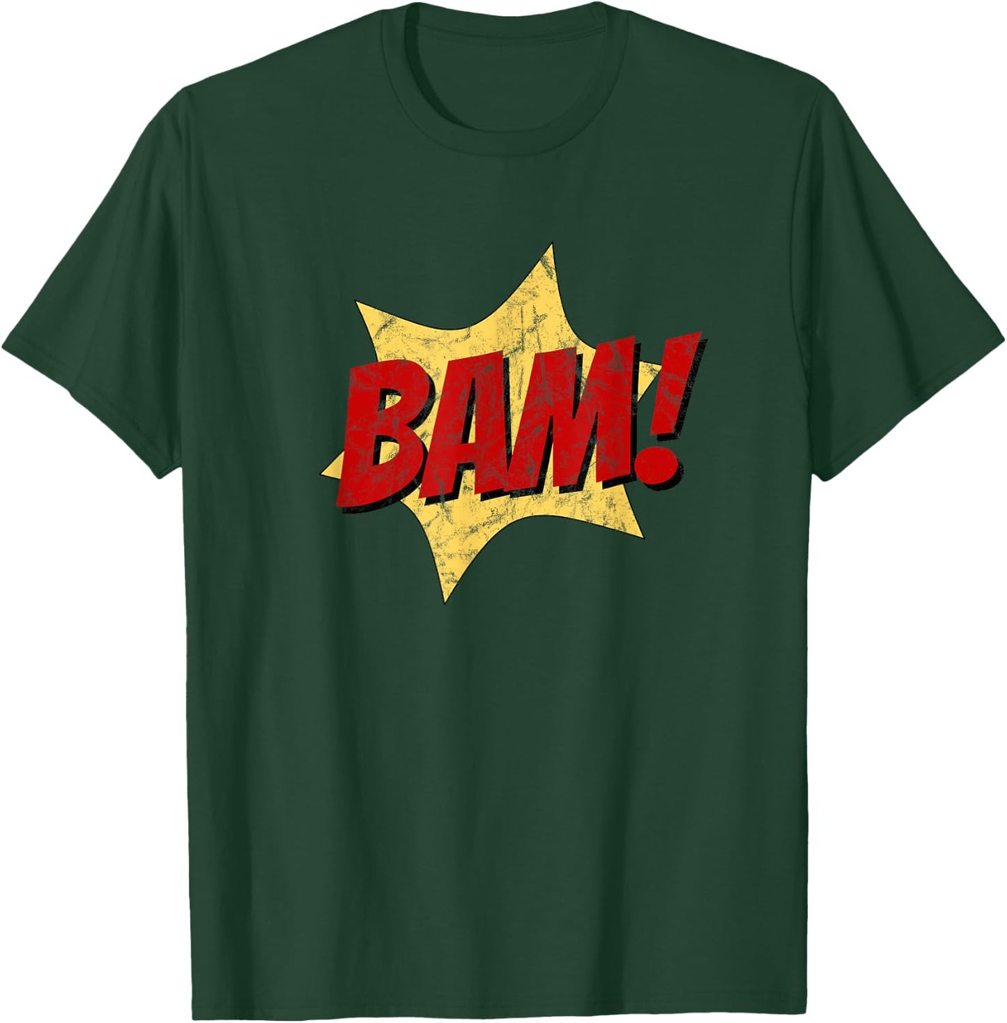 Bam! Funny Comic Sound Retro Pop Art T-Shirt - T-Shirt | Forest