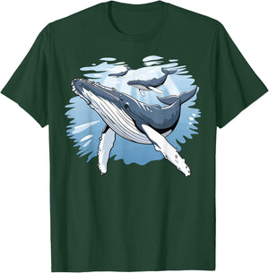 Humpback Whale T-Shirt - T-Shirt | Forest