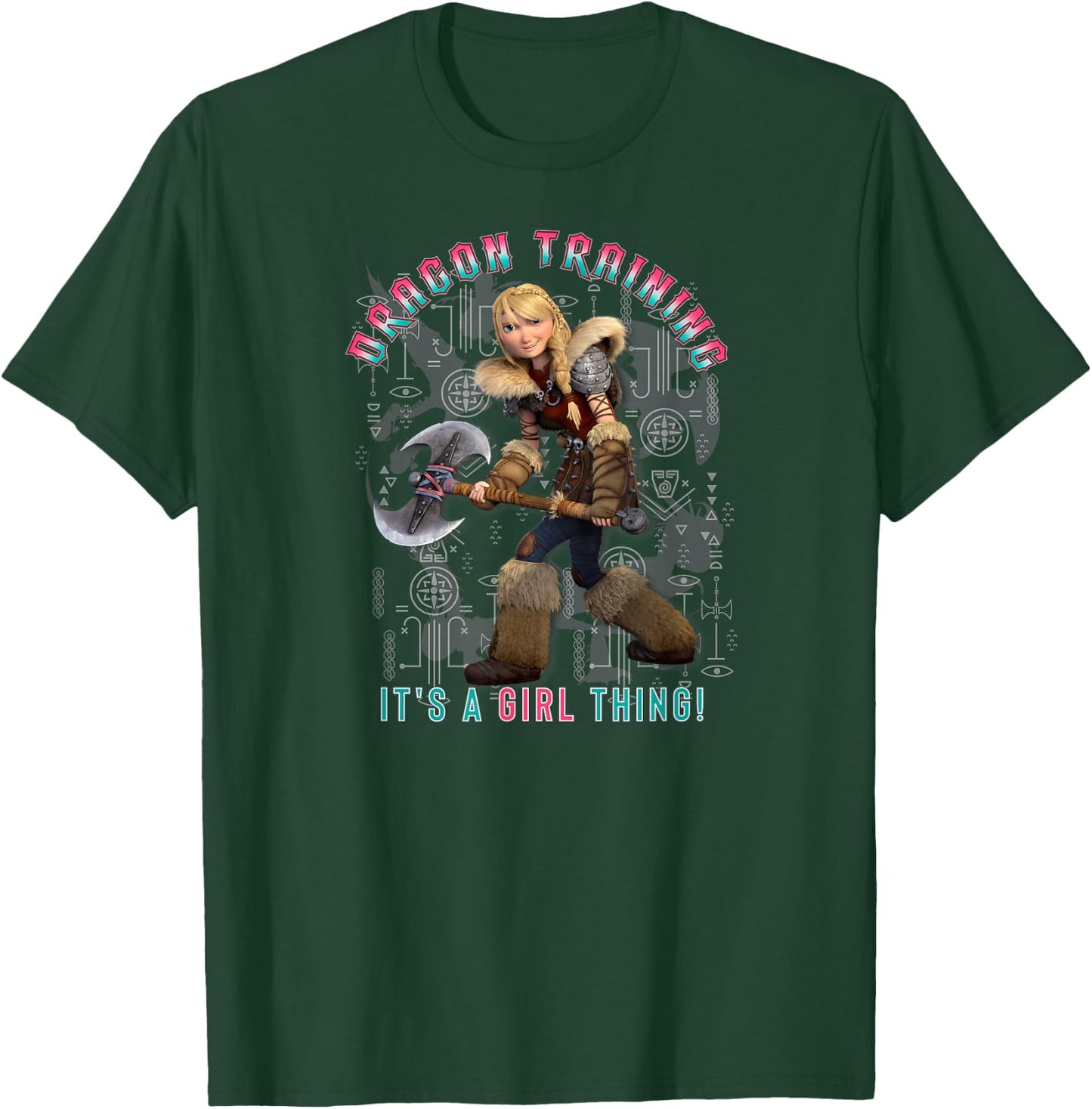 How to Train Your Dragon 3 Hidden World Girl Training T-Shirt - T-Shirt | Forest