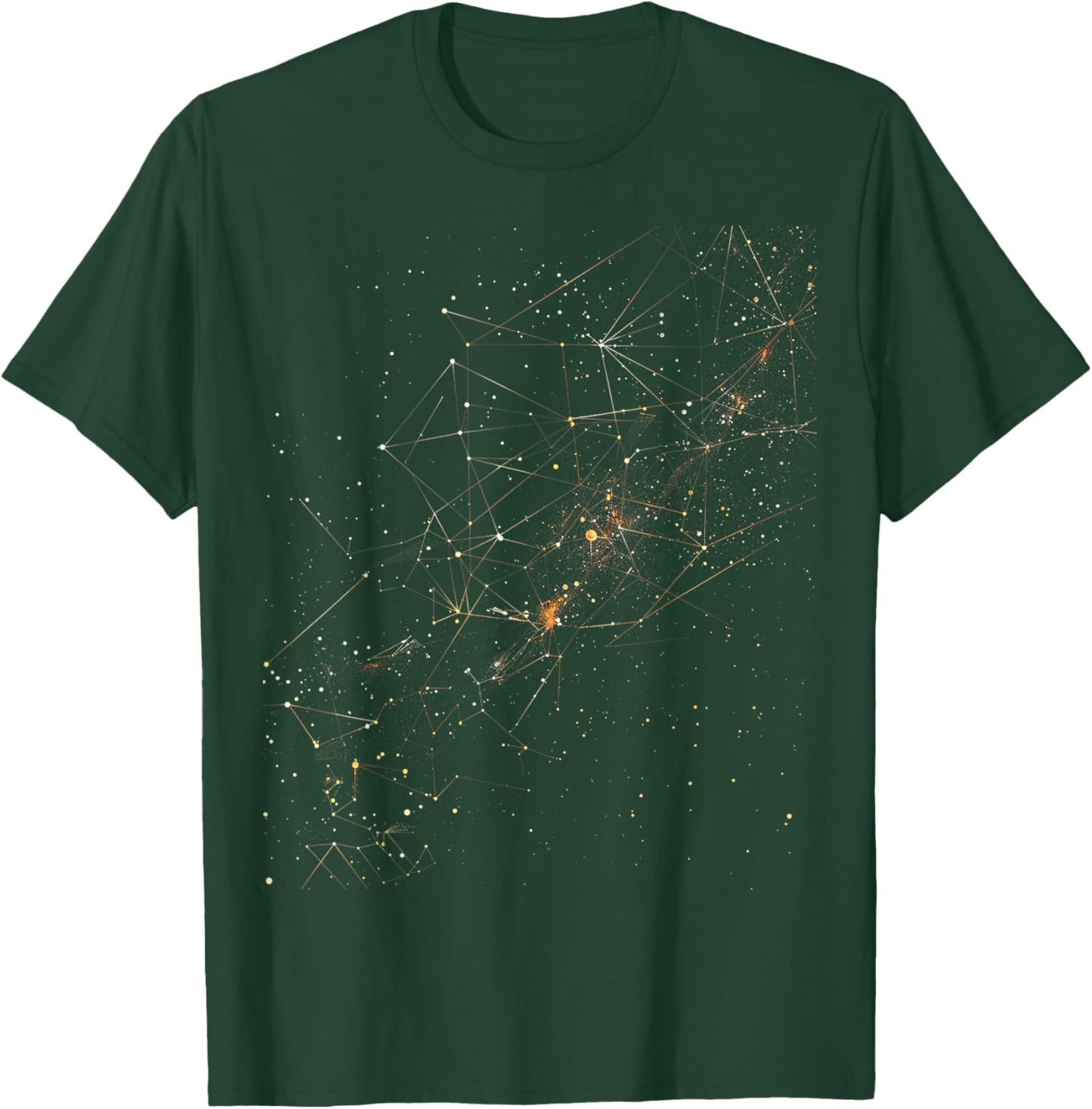 Geometric Constellation T-Shirt - T-Shirt | Forest