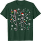 Xmas Tree Christmas Lights Christmas Skeleton Dancing T-Shirt - T-Shirt | Forest