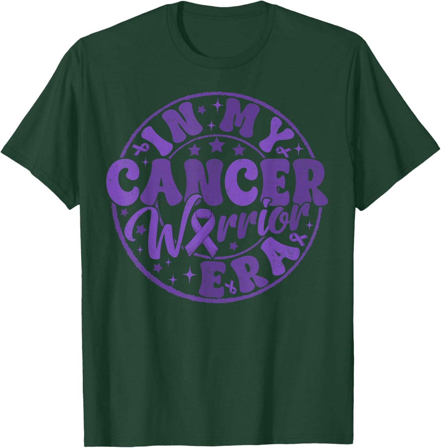 Groovy In My Cancer Warrior Era Hodgkin's Lymphoma Awareness T-Shirt - T-Shirt | Forest