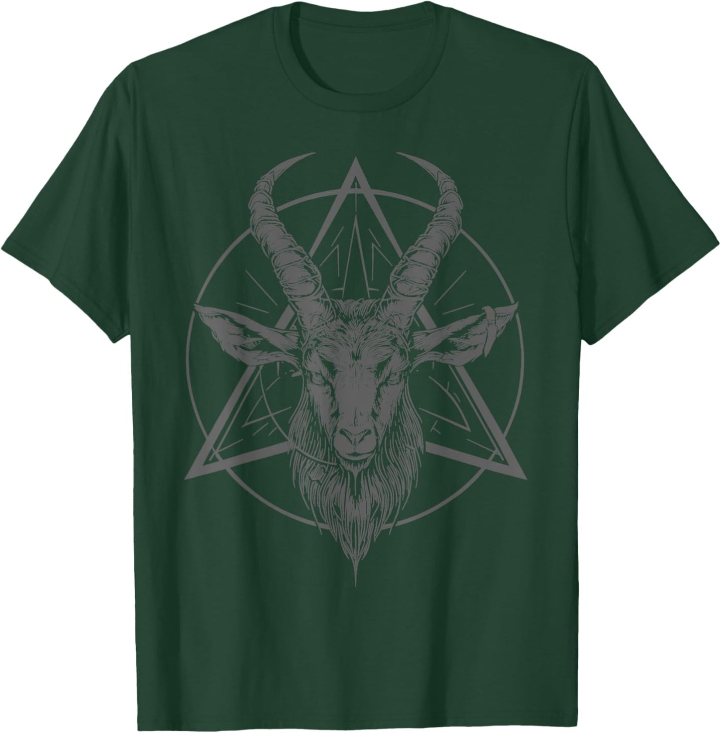 Ziege Baphomet Satanist Halloween Metal Head Satanismus T-Shirt - T-Shirt | Forest