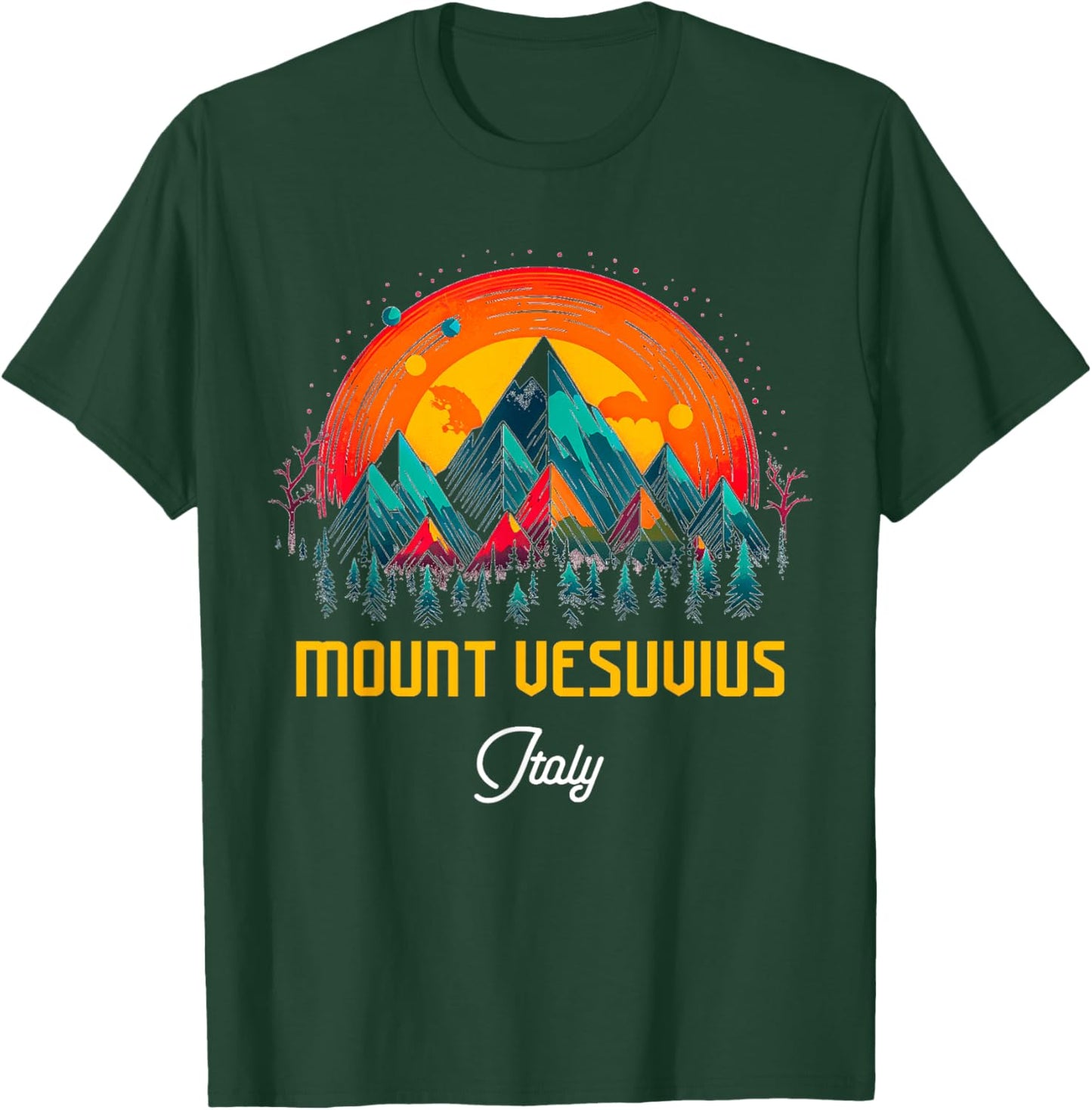 Vesuvius Italy T-Shirt - T-Shirt | Forest