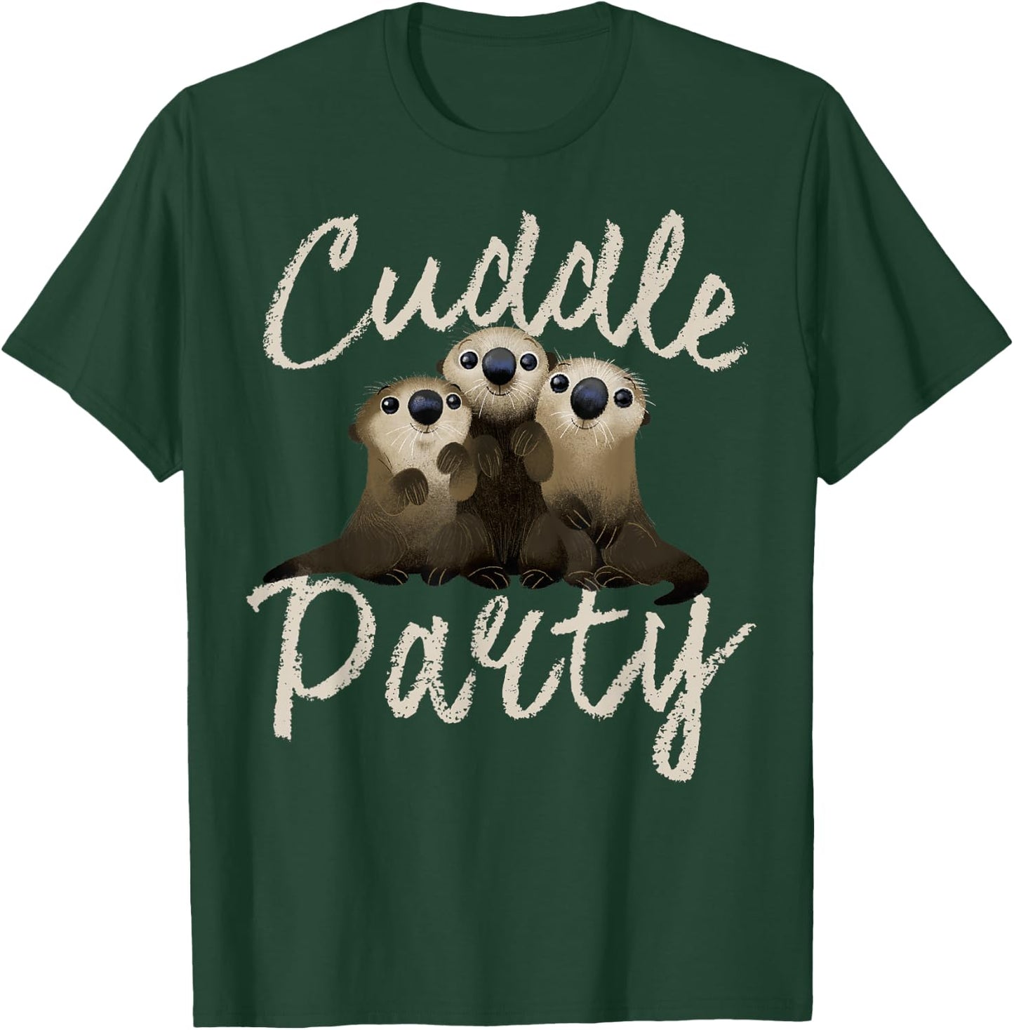 Disney Pixar Finding Dory Cuddle Otters Graphic Small T-Shirt - T-Shirt | Forest