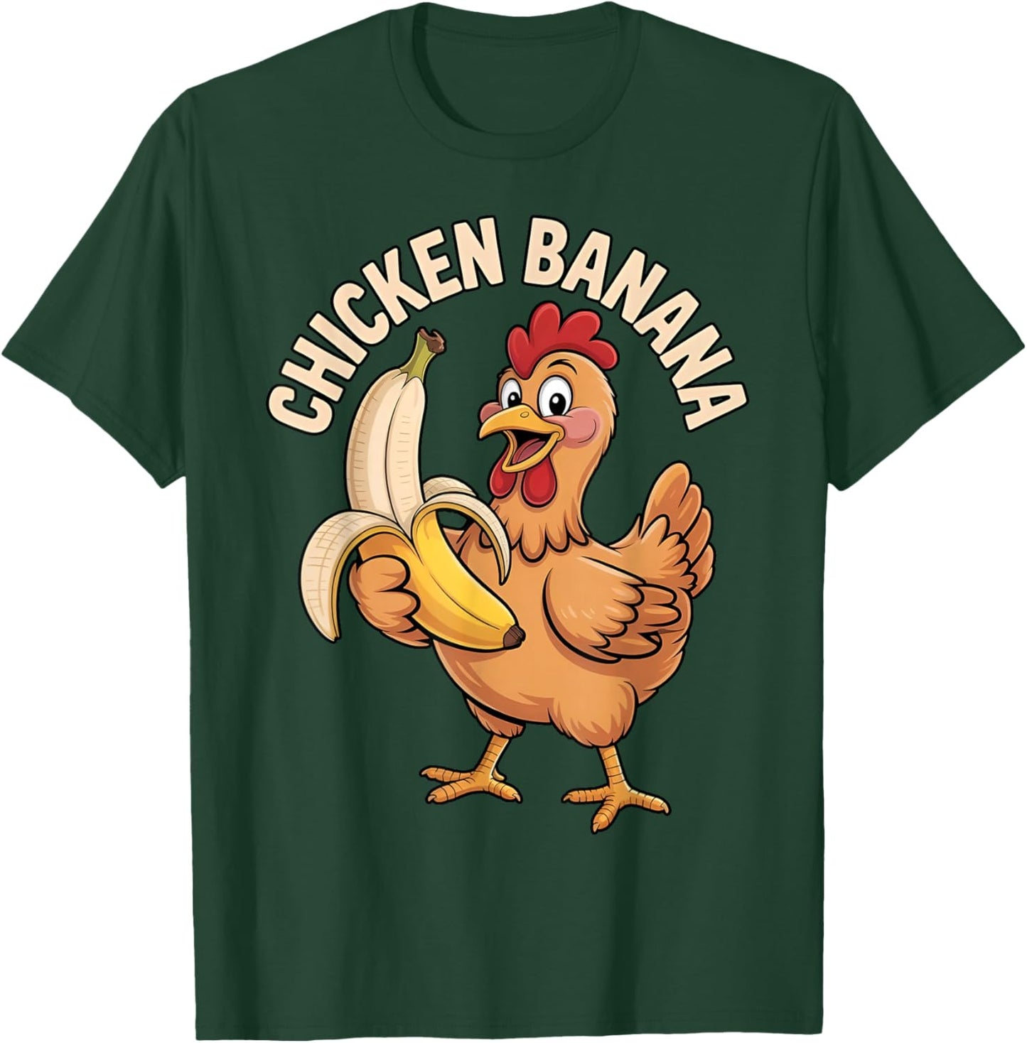 Chicken Banana Meme Tendance Banane de poulet drôle T-Shirt - T-Shirt | Forest