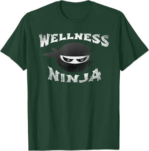 Fitness Gym Ninja Multitasking Health Trainer Wellness Coach T-Shirt - T-Shirt | Forest