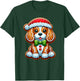Funny Gingerbread Man Beagle Christmas Dog Kids T-Shirt - T-Shirt | Forest